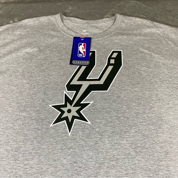 San Antonia Spurs Wembanyama T Shirt Men’s 2XL SATX Gray Short Sleeve Crew Neck - Picture 3 of 11